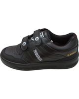 de paredes deportivo velcro de piel negro