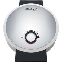 gofrera steba we 16 5 forma de corazon 1000w plateadoblanco