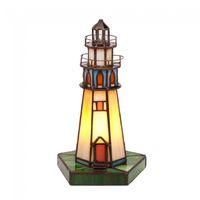 lampara de mesa tiffany faro