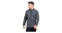 top cremallera odlo berra negro gris