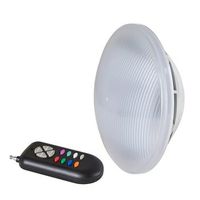 foco proyector plano led rgb astralpool aquasphere o177x10 cm con mando a distancia  potencia 15w  12 v ac  900 lumenes