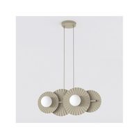lampara de techo drino beis 4 luces