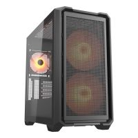torre gaming cougar mx600 mini negro mini tower micro atx 2x160mm argb usb-c