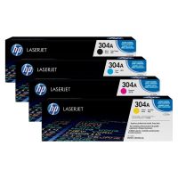 hp 304a full set original toners 4 pack