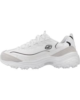 de SKECHERS ZAPATILLAS MUJER MODELO DLITES - NEW HEAT COLOR BLANCO WBK