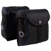 alforjas para bicicleta 38 l negro y azul 16102 willex