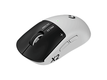 Ratón gaming - Logitech G Pro X2 Superstrike, USB, Lightspeed, 44.000ppp, Botones programables, Sistema inductivo háptico, 90h, Negro