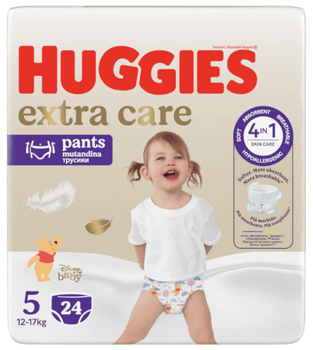 Huggies Extra Care Pañales Braguitas Disney Talla 5 (12-17 Kg) 24 Uds
