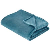 manta azul 200 x 220 cm poliester colcha cubrecama suave moderno bayburt