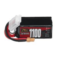 bateria lipo zop power 4s 152v 1100mah 60c 1672wh con enchufe xt30 para el dron de carreras geprc tern lr40 fpv