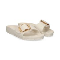 birkenstock sandalias planas mujer - blanco talla 39n