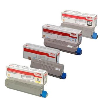 Original Multipack OKI C823n Printer Toner Cartridges (4 Pack) -46471104