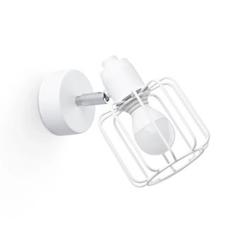 Aplique de pared naxa blanco, 1 luz