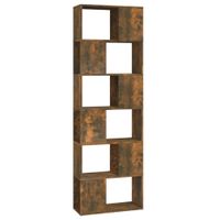 estanteriadivisor de espacios madera color marron 60x24x186 cm
