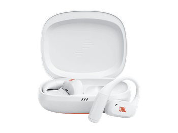 Auriculares conducción de aire - JBL Endurance Zone, Autonomía 32 h, IP68, OpenSound, 4 micrófonos, Blanco