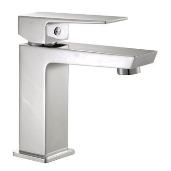 Kibath Grifo De Lavabo Monomando Verco Acabado Cromo Brillo Fabricado En Latón