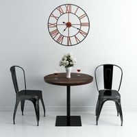 reloj de pared  reloj mural de metal rojo 58 cm cfw168138 cfw40720