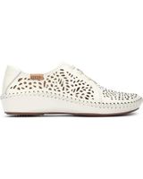 de pikolinos pikolinos vallarta 655-4783  mocasin perforado de piel confort nata