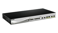 switch gestionable l2 d-link dxs-1210-12sc 10p sfp 10g  2p combo 10g rack
