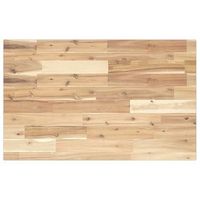 tablero de mesa rectangular madera maciza acacia 100x50x2 cm vidaxl