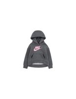 sudadera nike club fleece hig low grey