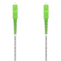 cable fibra optica aisens a152-0498 scapc-scapc 10m g657a2 monomodo blanco lszh