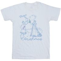 disney camiseta frozen magic christmas para nina