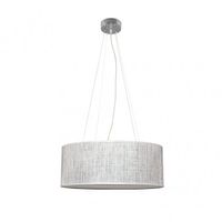 lampada a sospensione asuncion 4xe27 grigio regx50 di fabrilamp