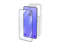 funda  protector pantalla - cellularline protection kit samsung galaxy a37 transparente