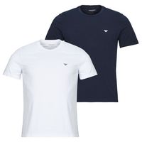 emporio armani camiseta 2-pack crew neck t-shirt af10776 para hombre