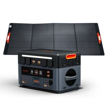 Oscal Powermax2400se Estación De Energía Portátil 2016wh / 2400w Lifepo4 + 400w Panel Solar*1