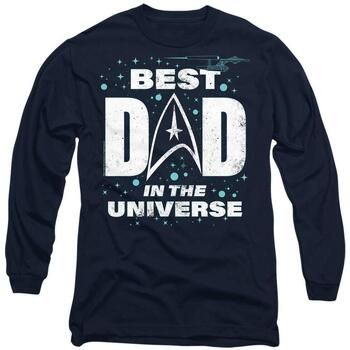 Star Trek Camiseta manga larga Best Dad in the Universe para hombre