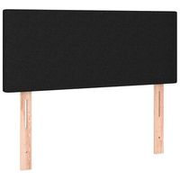 cabecero cama mueble de dormitorio con led de tela 90 x 5 x 7888 cm negro m020001213