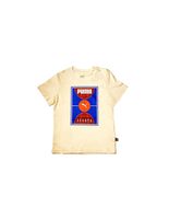 camiseta puma bppo basket blank ba infantil beige
