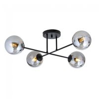 plafon de techo nicolo grafito 4 luces