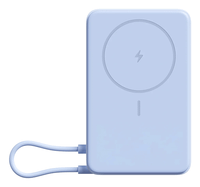 powerbank xiaomi magnetic powerbank 10000mah with built-in stand blue