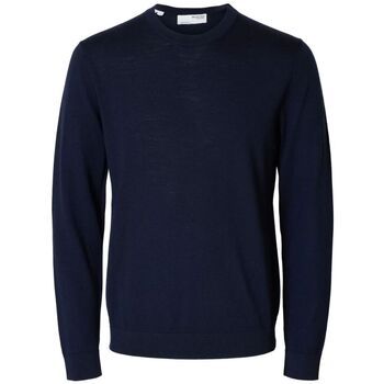 Selected Jersey 16094647 TRAY MERINO CREW.-NAVY BLAZER para hombre