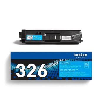 Brother TN326C Cyan Original High Capacity Toner Cartridge