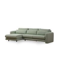 sofa rinconera lily izquierdo verde