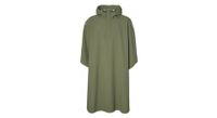 poncho de lluvia de bicicleta basil hoga unisex verde oliva