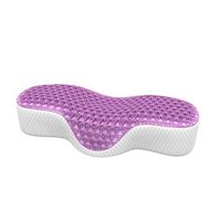 almohada con forma de rana de tpe nucleo transpirable de almohada de soporte cervical para adultos para dormir