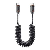 mensaje es-x66 3a5a 60w100w tipo-c a tipo-c cable de datos de resorte pd30 qc4030 fcp carga rapida transmision de