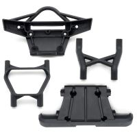 zd racing mt16 116 piezas de coche rc conjunto protector de parachoques delantero y trasero modelos de vehiculos acceso