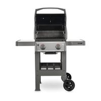 weber spirit ii e-210 gbs 7770 w barbacoa gas carro negro acero inoxidable