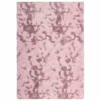 alfombra de pelo largo navarra rosa polvoriento 200x290 cm vidaxl