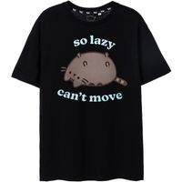 pusheen camiseta so lazy cant ve para mujer