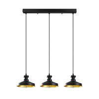 regleta colgante harvey 22 negro ii 3 luces