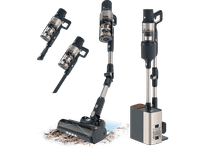 aspirador escoba - cecotec conga rockstar 5500 hurricane station flex max 700w 30 kpa hasta 90 min tubo flexible hairless brush luz led gris