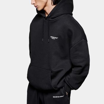 MKI MIYUKI ZOKU Design Studio Loopback Cotton-Blend Hoodie - S