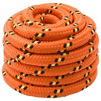 Cuerda Para Barco 6 Mm 10 M Naranja Vidaxl